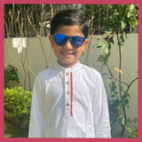 Pure White Nehru Collar Kurta