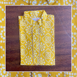 Yellow Bandani Kurta