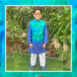 Navy Blue Kurta + Jacket option 2